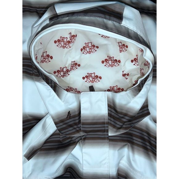 Burton White Collection Cosmic Delight Insulated Snowboard Jacket Size Medium - Picture 10 of 12